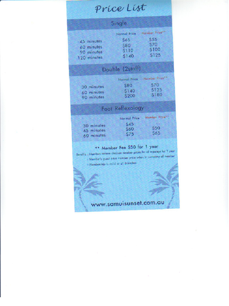Sunset Price | PDF