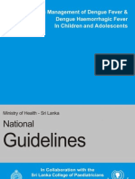 Guidelines On Management of DF and DHF in Children and Adolescents