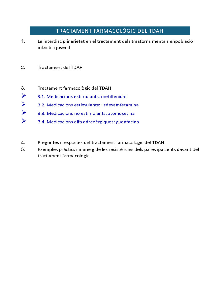 TTM TDAH | PDF