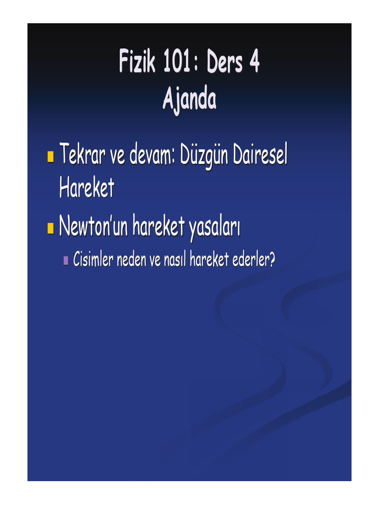 Ders 4 | PDF