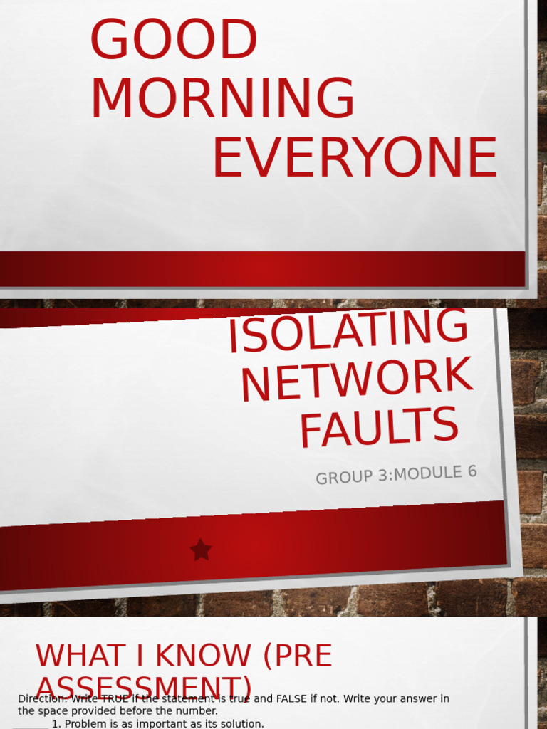Diagnosing Network Faults and Issues | PDF | Computer Network | Ip Address