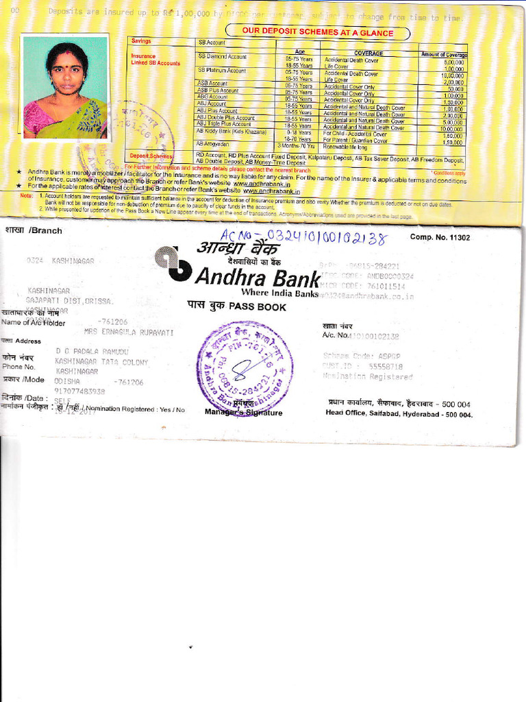 Bank Deposit Schemes Overview | PDF