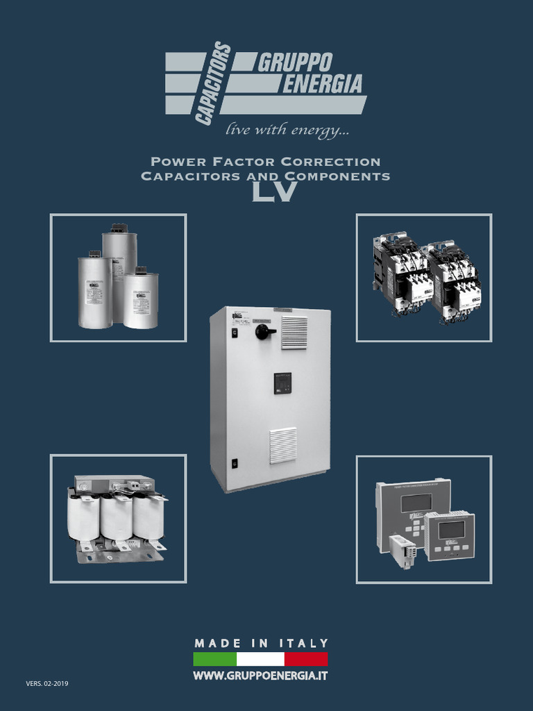 Power Factor Correction LV Catalogue | PDF | Capacitor | Electric Power