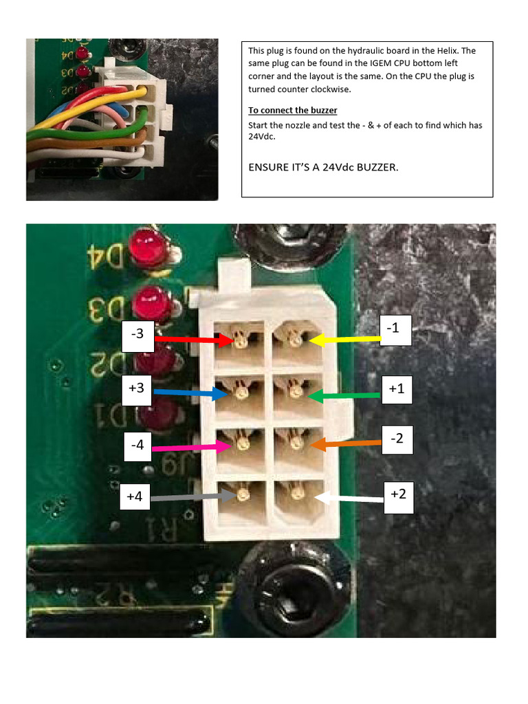 Connecting a 24Vdc Buzzer Guide | PDF