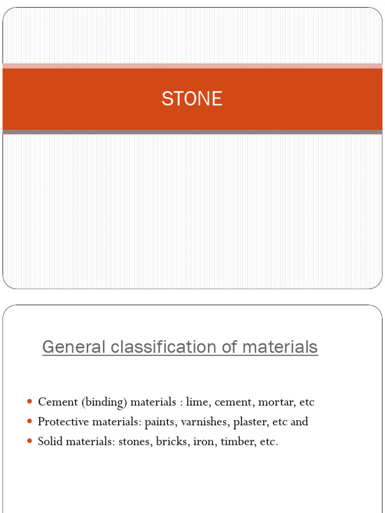 Types and Principles of Stone Masonry | PDF | Rock (Geology ...