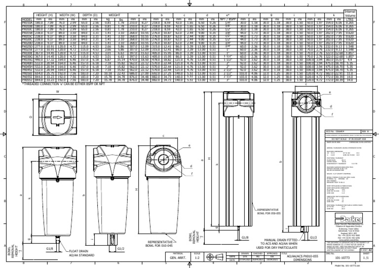 PX010 Dimensions and Tolerances Guide | PDF | Engineering Tolerance ...