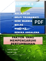 Faktor Yang Mempengaruhi Pertumbuhan