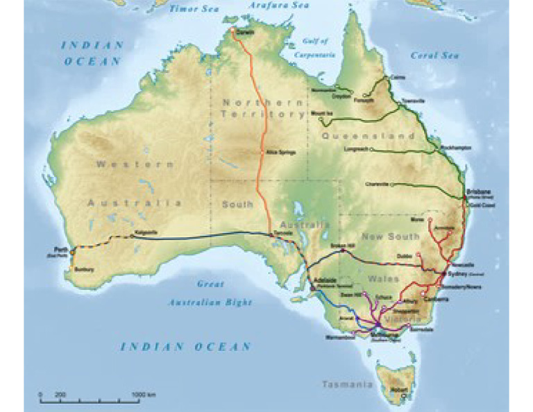 Railway Map Australia | PDF