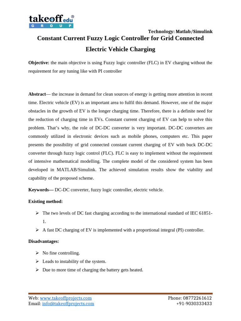 Abstract 6 | PDF | Matlab | Electric Vehicle