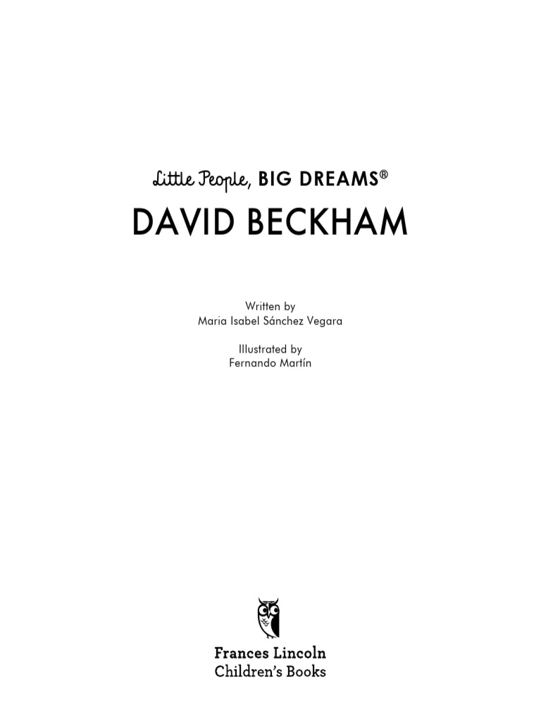 LPBD David Beckham Extract PDF PDF David Beckham Major League Soccer