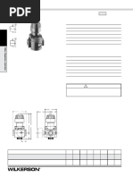 R26 Pneumatic Regulator Specifications | PDF | Valve | Equipment