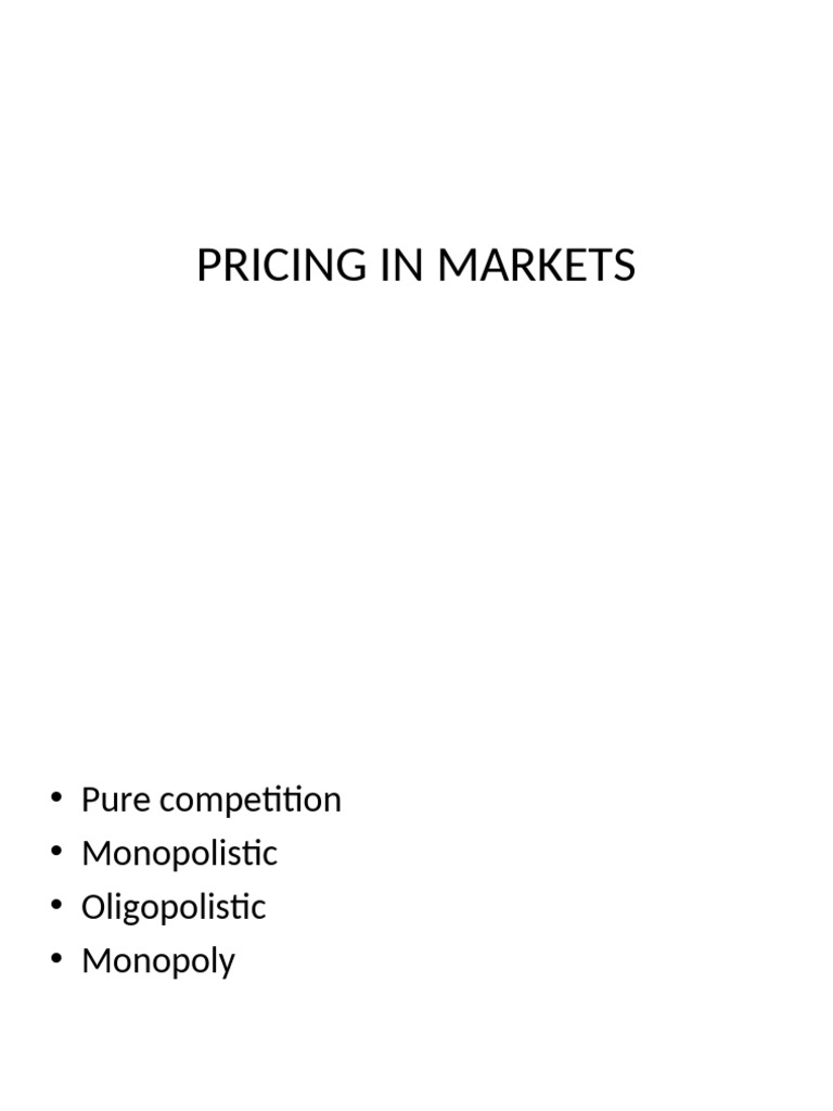 8 Factors Pricing Strategies | PDF