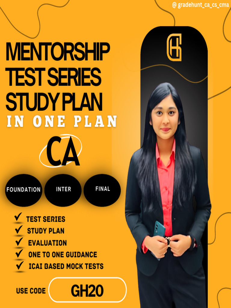 CA Test Series Study Plan Guide | PDF | Audit | Business