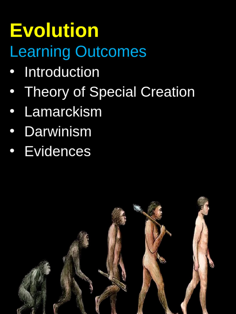 L#1 Evolution, Origin of Life, Evolution From Pro To Euk | PDF ...