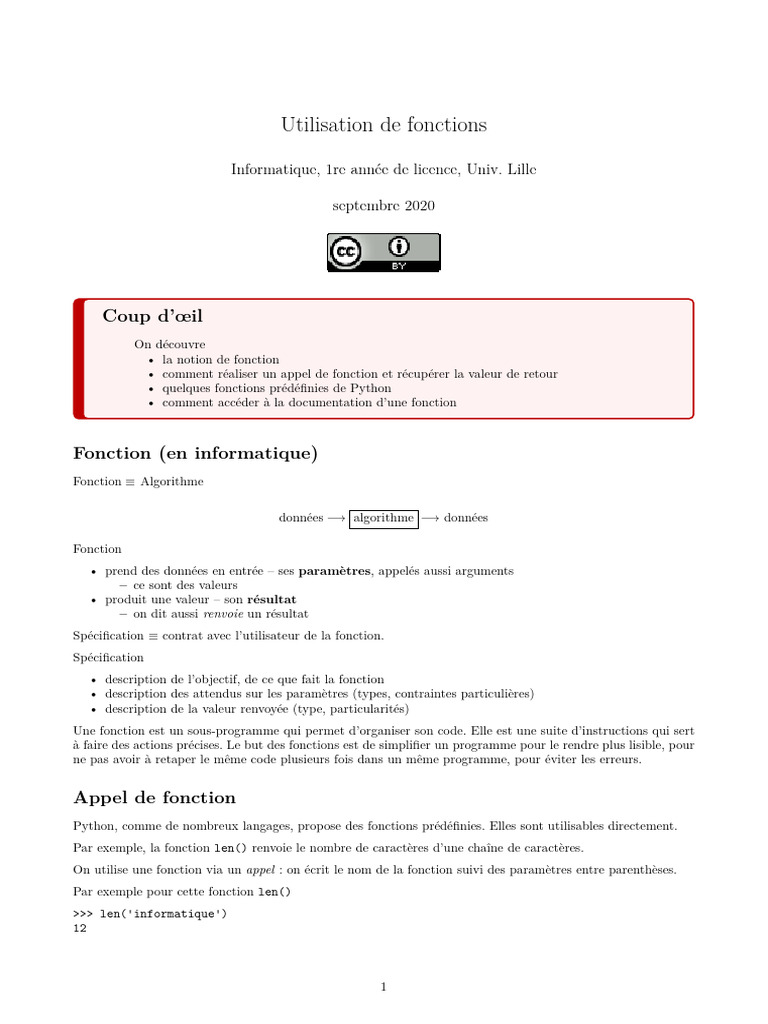 Introduction aux fonctions en Python | PDF | Température | Python ...