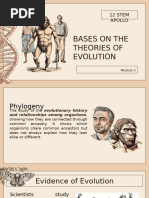 Evidence and Methods for Phylogenetics | PDF | Homology (Biology ...