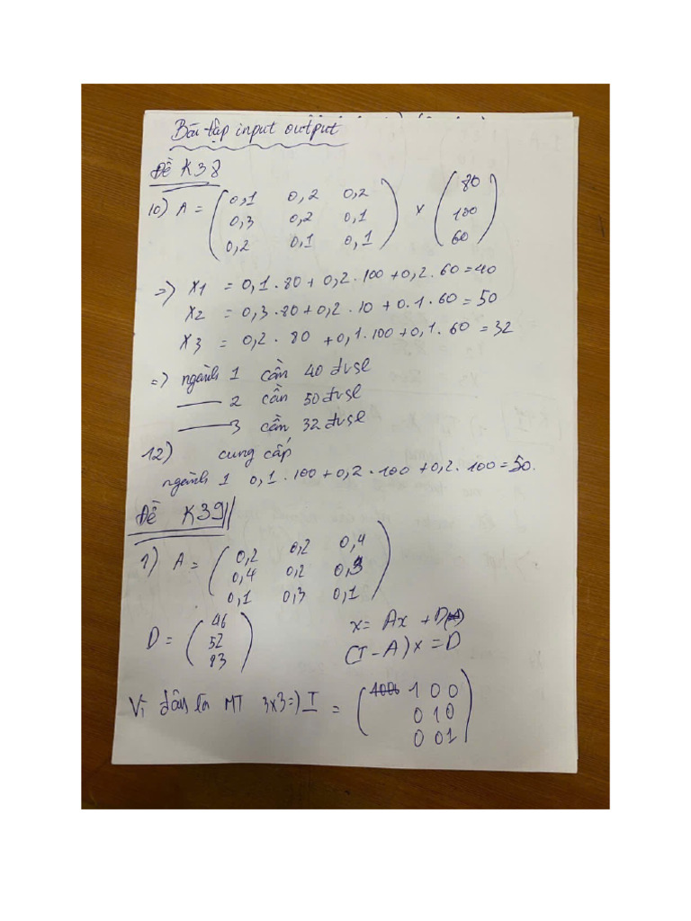Bài tập input output | PDF