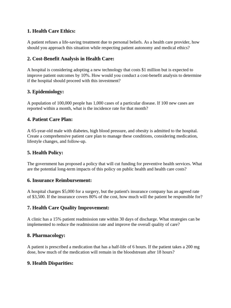 Health Care | PDF