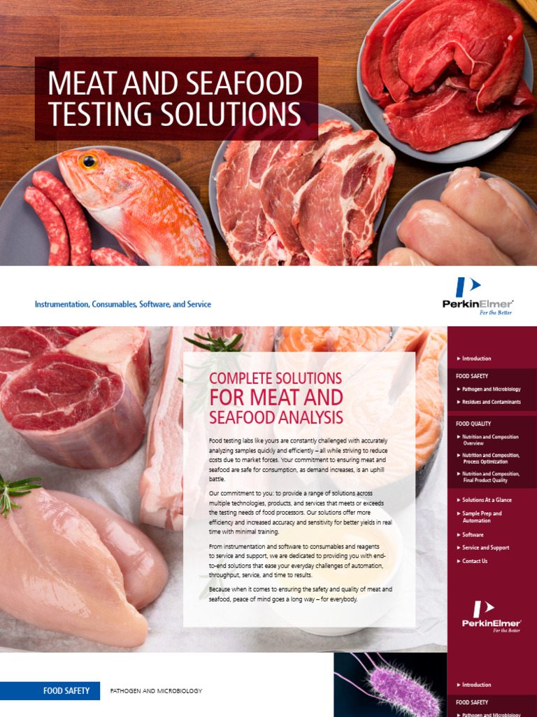 BRO Meat Seafood Interactive Brochure 89842 | PDF | Food Safety | Meat