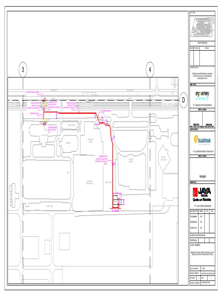 LAPI-APII-GI-GH128-DWG-005 MEDIUM VOLTAGE CABLE ROUTING LAYOUT GSO dan ...