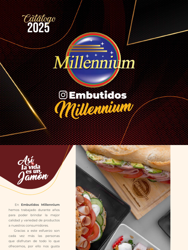 Variedad de Embutidos Millennium | PDF | Tocino | jamón