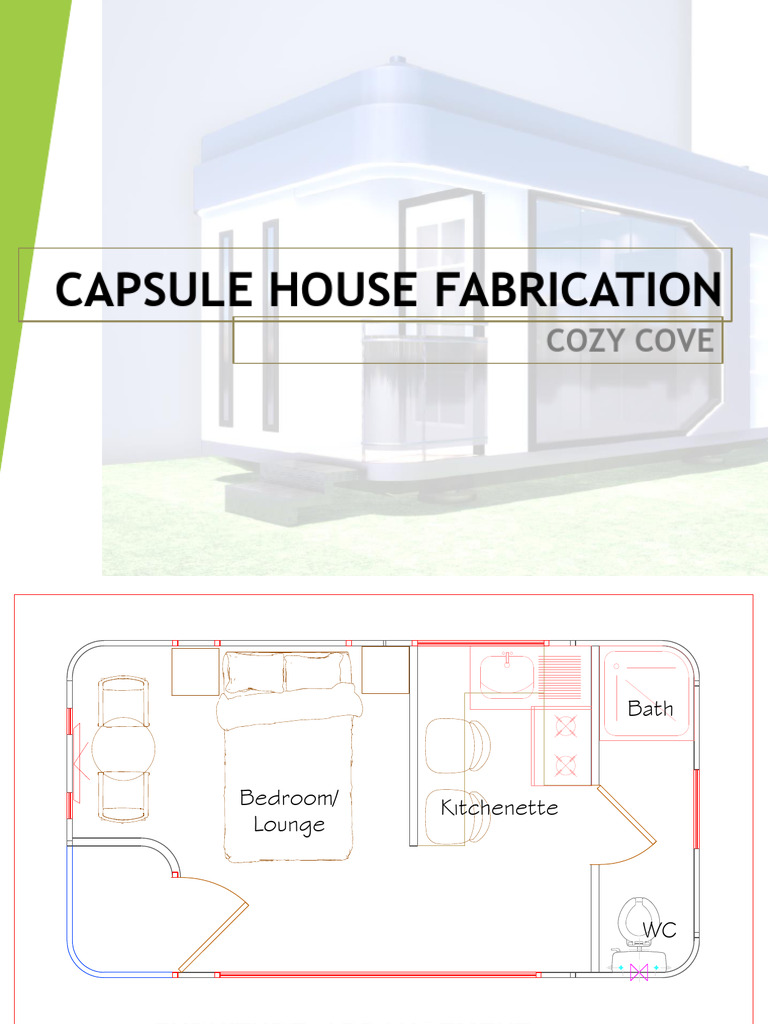 Capsule House Design and Fabrication Plans | PDF | Bathroom | Wall