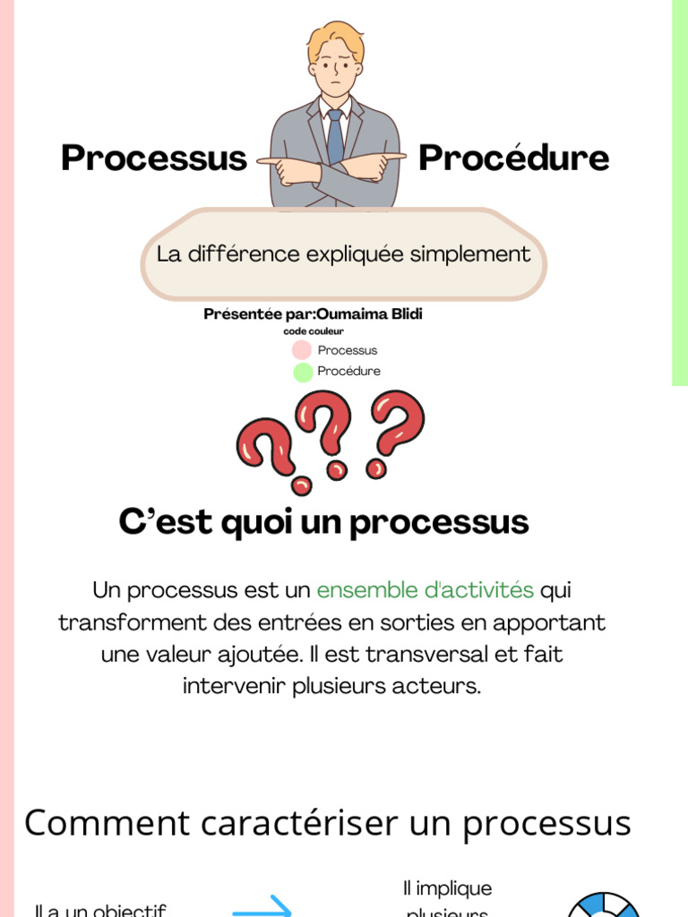 Différence entre Processus et Procédure | PDF
