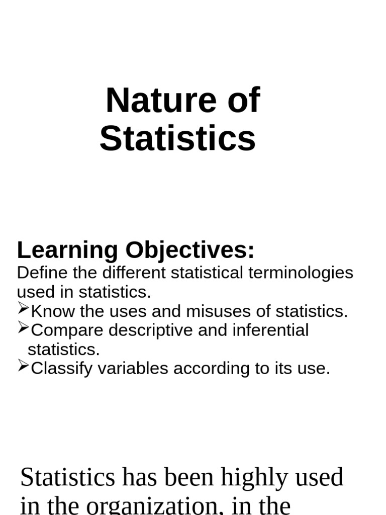 Understanding Statistics: Key Concepts | PDF | Statistics | Statistical ...