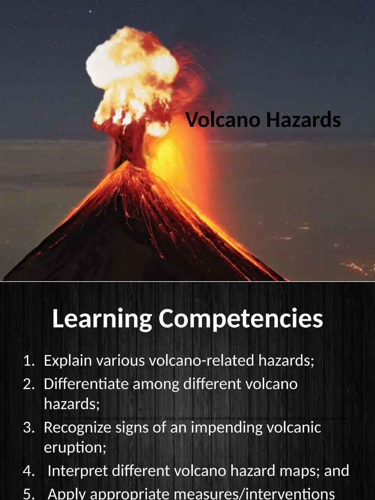 Lesson 5 VOLCANO HAZARD | PDF