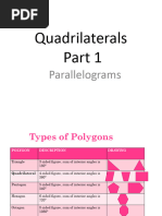 Quadrilateral Properties Summary Sheet | PDF