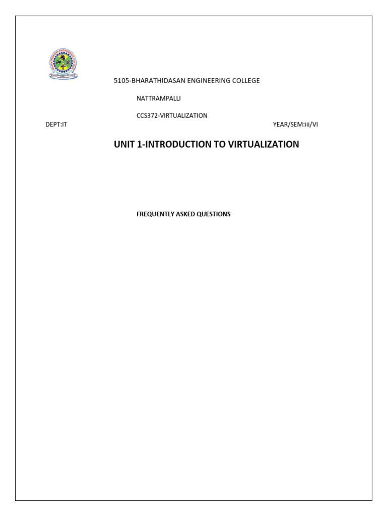Virtualization Concepts and Techniques Guide | PDF | Virtualization ...