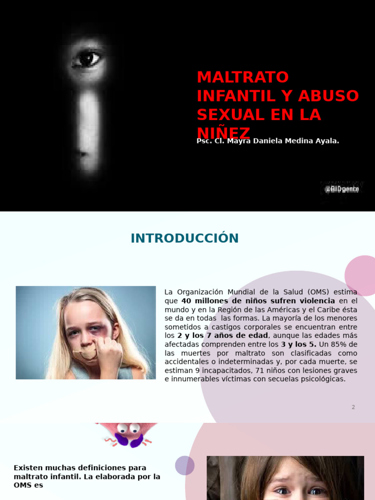 Maltrato Infantil y Abuso Sexual en La Niñez | PDF | Abuso infantil ...