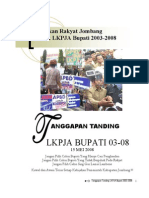 Gerakan Tolak LKPJA Bupati 2003-2008