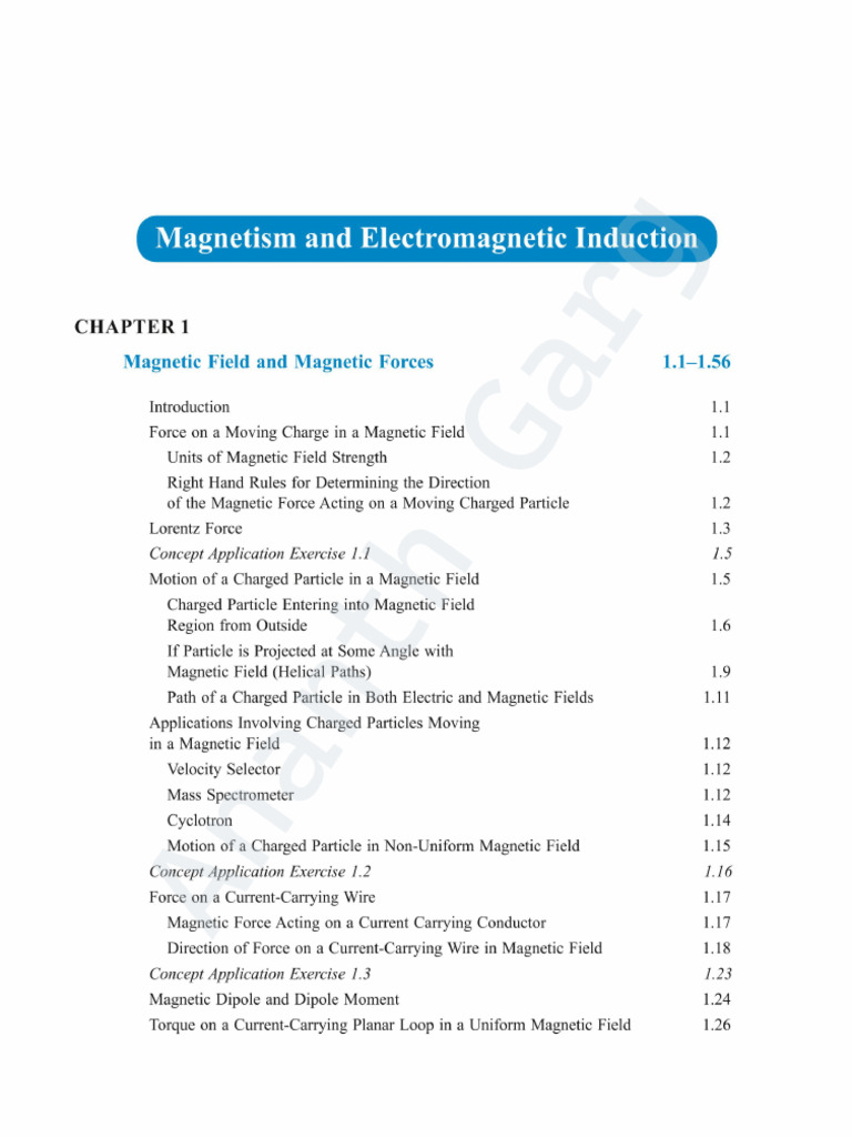 Magnetic Field and Magnetic Forces | PDF