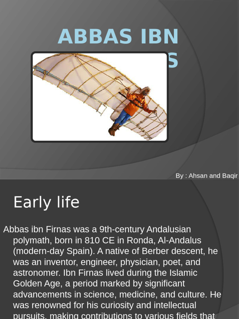 Abbas Ibn Firnas: Pioneer of Flight | PDF