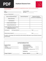 HSE HR106 Leaving Form | PDF | Pension | Payroll