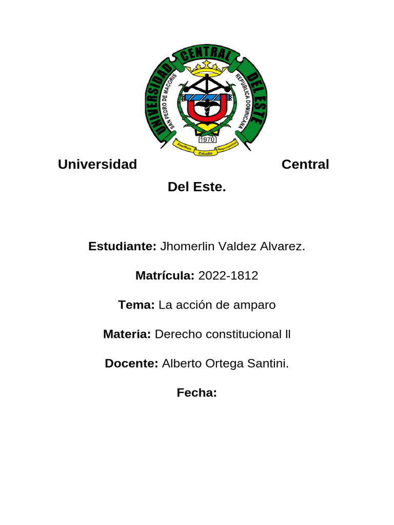 Derechos Civiles y Acción de Amparo | PDF | Habeas corpus | Derecho ...