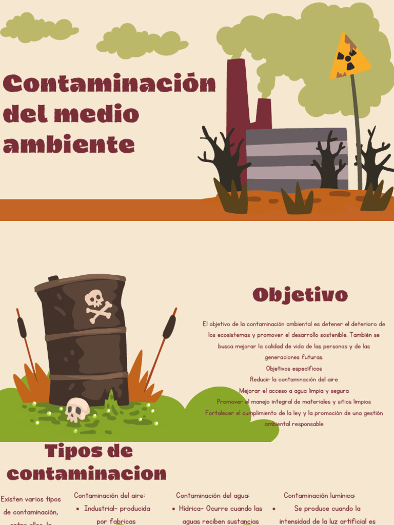 Contaminacion Del Medio Ambiente | PDF | Contaminación | Residuos