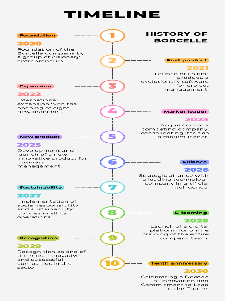 Borcelle Company: A Decade of Innovation | PDF