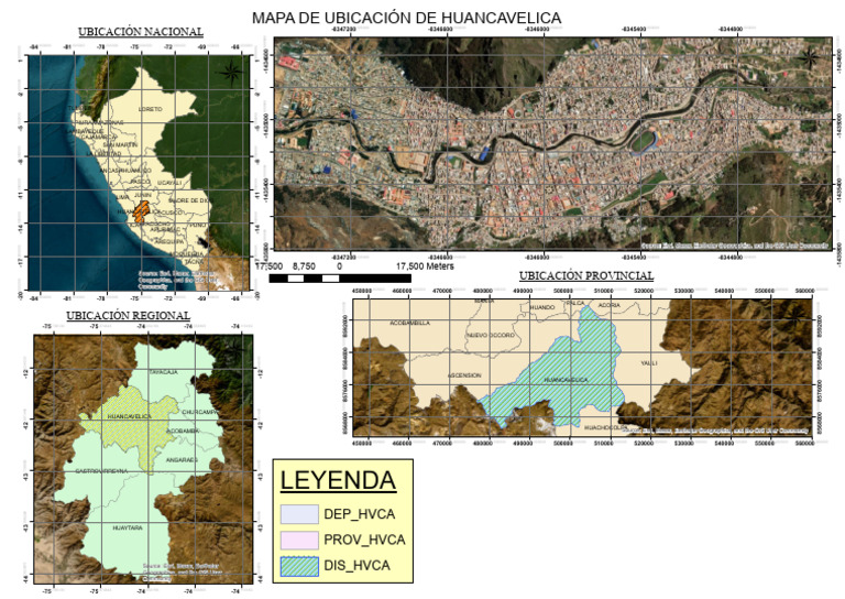 Mapa de Ubicacion Hvca | PDF