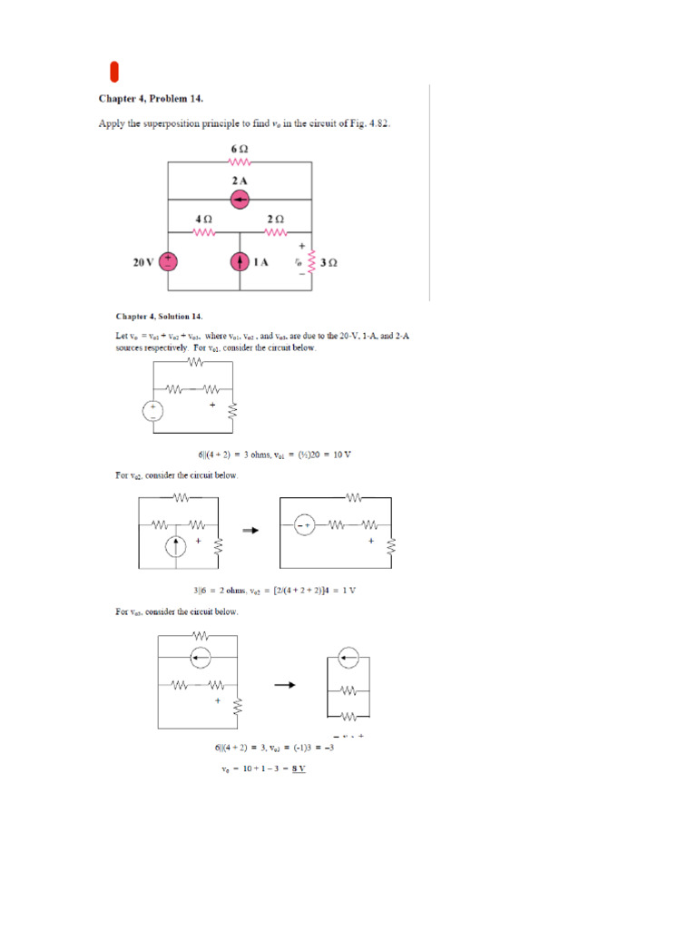 Homework - Network Theorems | PDF