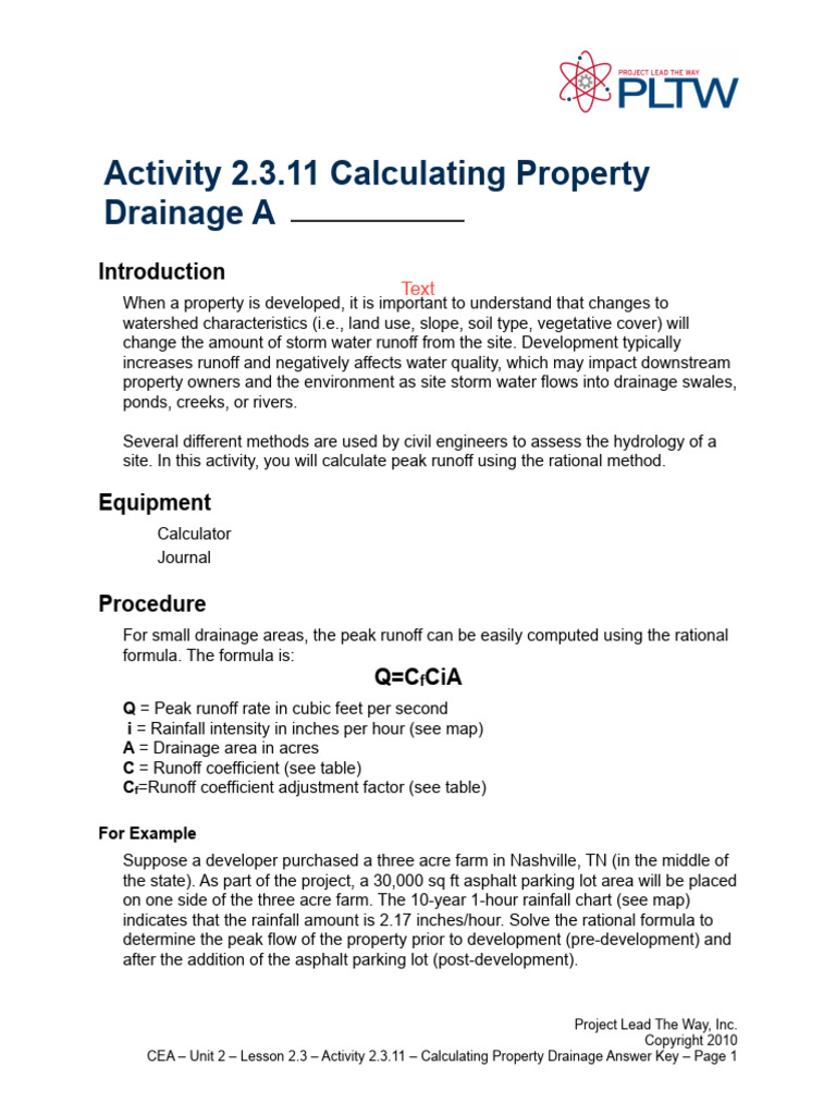 Calculate Stormwater Runoff Effects | PDF | Stormwater | Surface Runoff