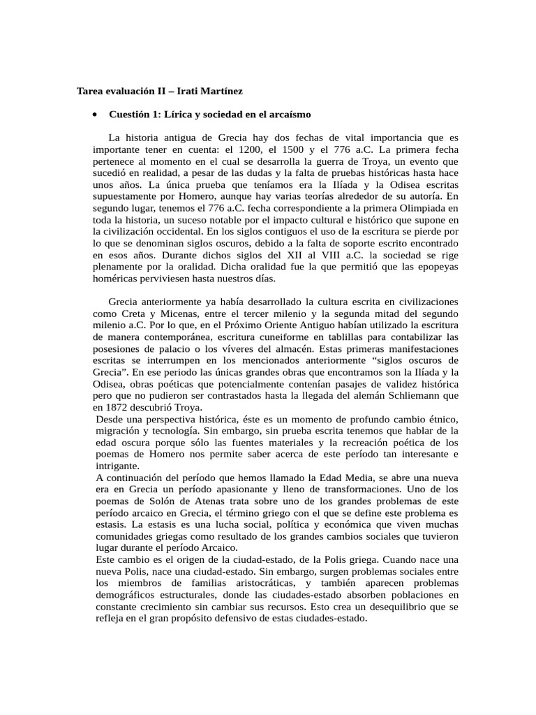 Arcaísmo griego y democracia ateniense | PDF | Antigua Grecia | Esparta