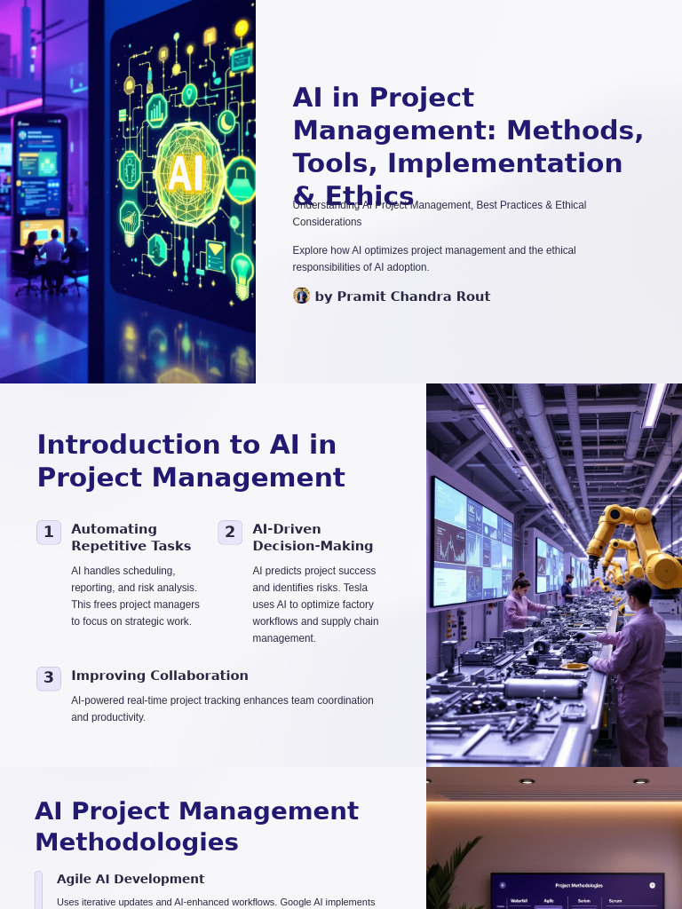 AI in Project Management: Tools & Ethics | PDF | Artificial ...