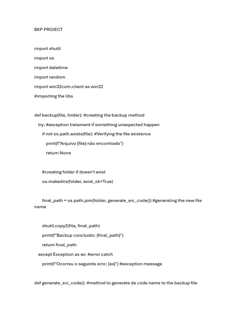 Automated Backup Script with Email Alerts | PDF