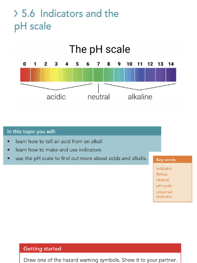 5.6 Indicators and PH Scale ......... | PDF