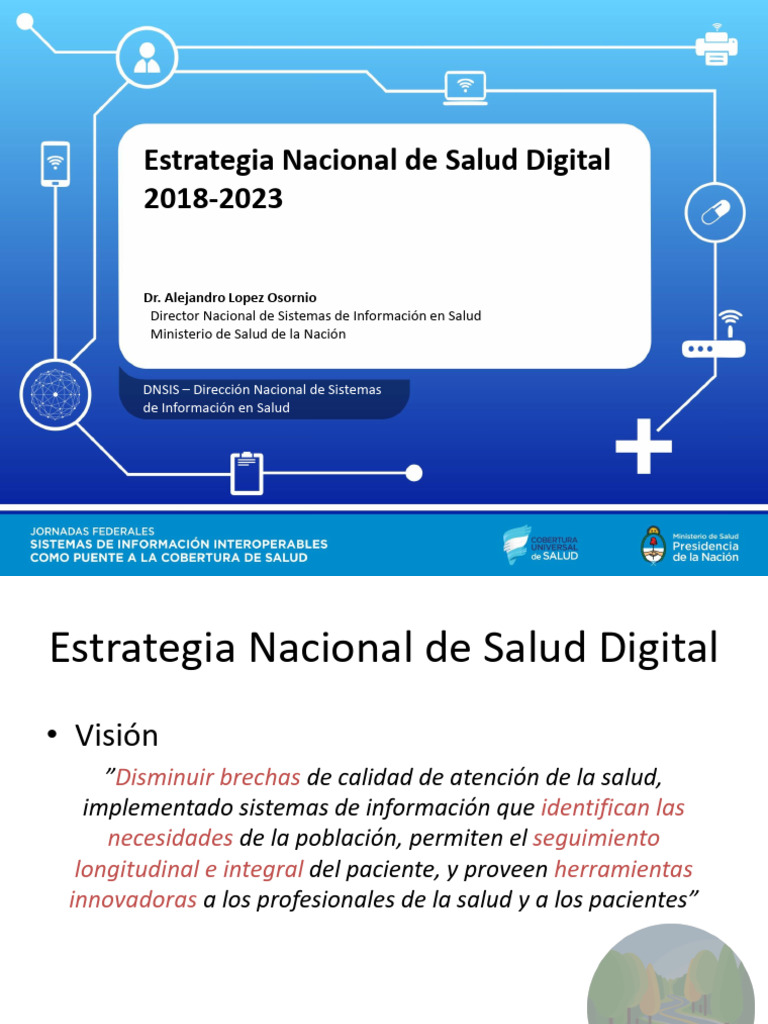 Estrategia Nacional de Salud Digital 2018-2023 | PDF | Informática