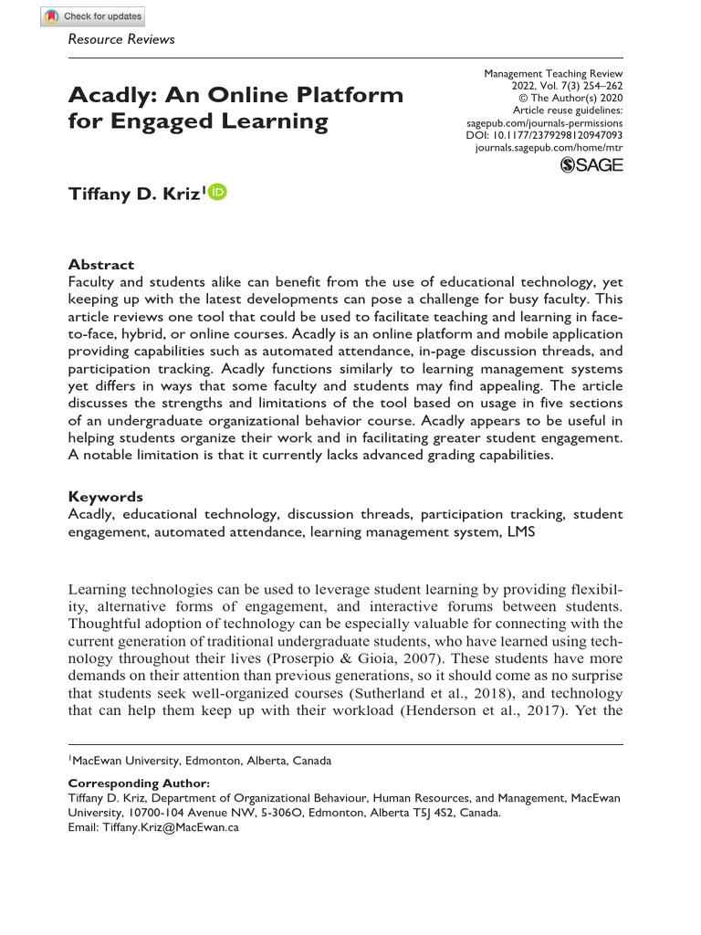 Kriz 2020 MTR Example 1 | PDF | Educational Technology | Mobile App