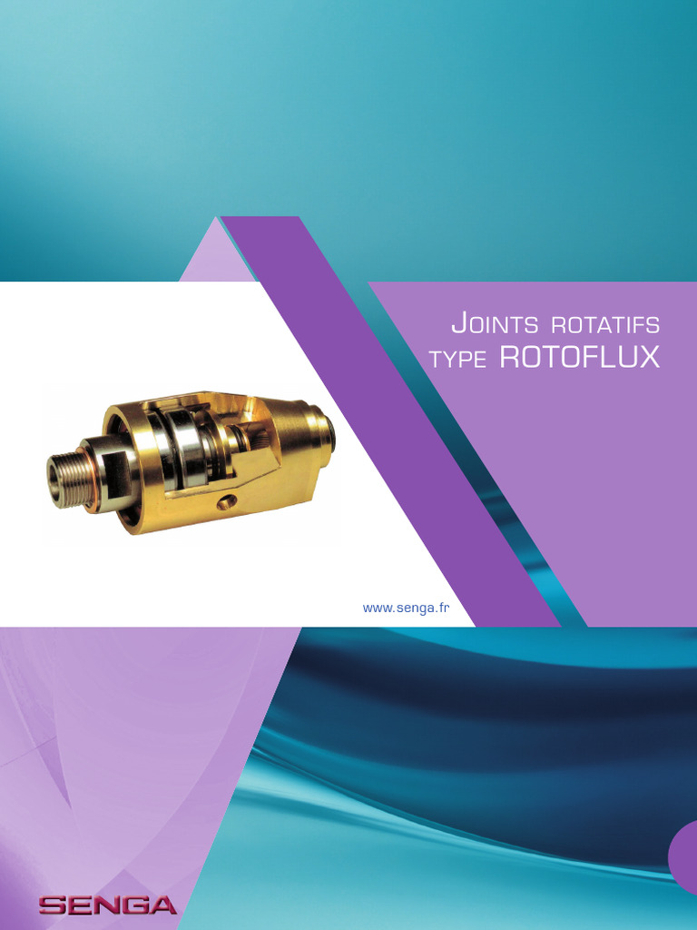Joints Rotatifs Type RotoFlux | PDF | Hydraulique