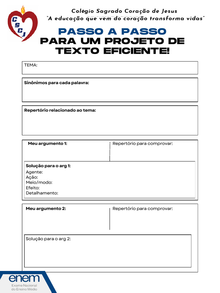 Passo a Passo para Texto Dissertativo | PDF